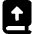 Book Upload Icon from Core Solid Set