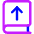 Book Upload Icon from Core Neon Set