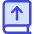 Book Upload Icon from Core Duo Set