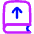 Book Upload Icon from Flex Neon Set