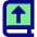 Book Upload Icon from Sharp Pop Set