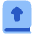 Book Upload Icon from Plump Flat Set