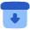 Box Archive File Icon from Plump Flat Set