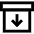 Box Archive File Icon from Sharp Line Set