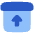 Box Unarchive File Icon from Plump Flat Set