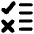 Checklist Rule Icon from Core Remix Set