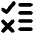 Checklist Rule Icon from Core Solid Set