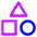 Content Categories Shapes Icon from Core Neon Set