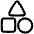 Content Categories Shapes Icon from Plump Line Set