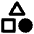 Content Categories Shapes Icon from Core Remix Set