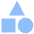 Content Categories Shapes Icon from Sharp Flat Set