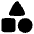 Content Categories Shapes Icon from Plump Solid Set