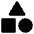Content Categories Shapes Icon from Core Solid Set