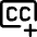 Content Close Caption Add Icon from Core Line Set