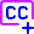 Content Close Caption Add Icon from Core Neon Set
