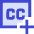 Content Close Caption Add Icon from Sharp Duo Set