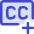 Content Close Caption Add Icon from Core Duo Set