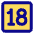 Content Rating 18 Up Icon from Core Pop Set