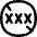 Content Rating Block No Adult Content Icon from Flex Line Set