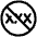 Content Rating Block No Adult Content Icon from Plump Line Set
