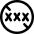 Content Rating Block No Adult Content Icon from Core Line Set
