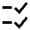 List Checklist Task Done Icon from Sharp Solid Set