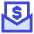 Mail Newsletter Paid Subscription Icon from Sharp Duo Set