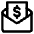 Mail Newsletter Paid Subscription Icon from Core Line Set