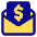Mail Newsletter Paid Subscription Icon from Core Pop Set