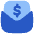 Mail Newsletter Paid Subscription Icon from Flex Flat Set