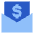 Mail Newsletter Paid Subscription Icon from Sharp Flat Set