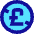 Non Commercial Pounds Icon from Sharp Pop Set