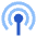 Podcast Wifi Hotspot Icon from Sharp Flat Set