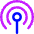 Podcast Wifi Hotspot Icon from Core Neon Set