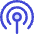 Podcast Wifi Hotspot Icon from Core Duo Set