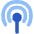 Podcast Wifi Hotspot Icon from Flex Flat Set