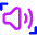 Speaker Select To Speak Icon from Core Neon Set