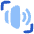Speaker Select To Speak Icon from Plump Flat Set