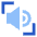 Speaker Select To Speak Icon from Sharp Flat Set