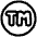 Trademark Icon from Plump Line Set
