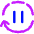 Auto Pause Icon from Flex Neon Set
