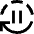 Auto Pause Icon from Sharp Line Set