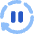 Auto Pause Icon from Plump Flat Set