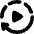 Auto Play Icon from Plump Solid Set