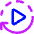 Auto Play Icon from Core Neon Set