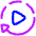Auto Play Icon from Plump Neon Set