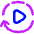 Auto Play Icon from Flex Neon Set