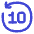 Button Go Backward 10 icon - Free transparent PNG, SVG. No sign up needed.