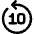 Button Go Backward 10 icon - Free transparent PNG, SVG. No sign up needed.