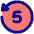 Button Go Backward 5 Icon from Plump Pop Set